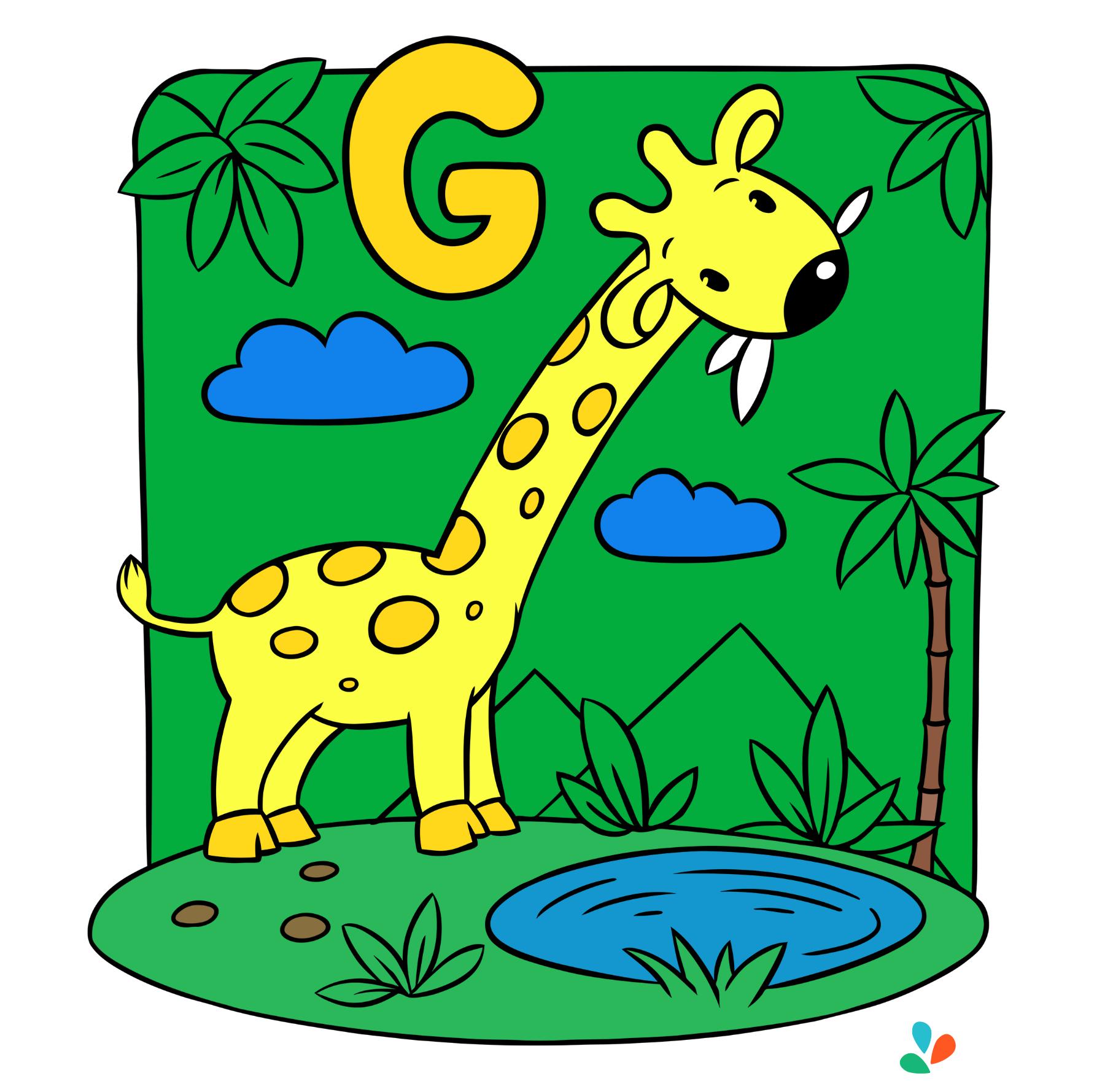 字母-动物-G